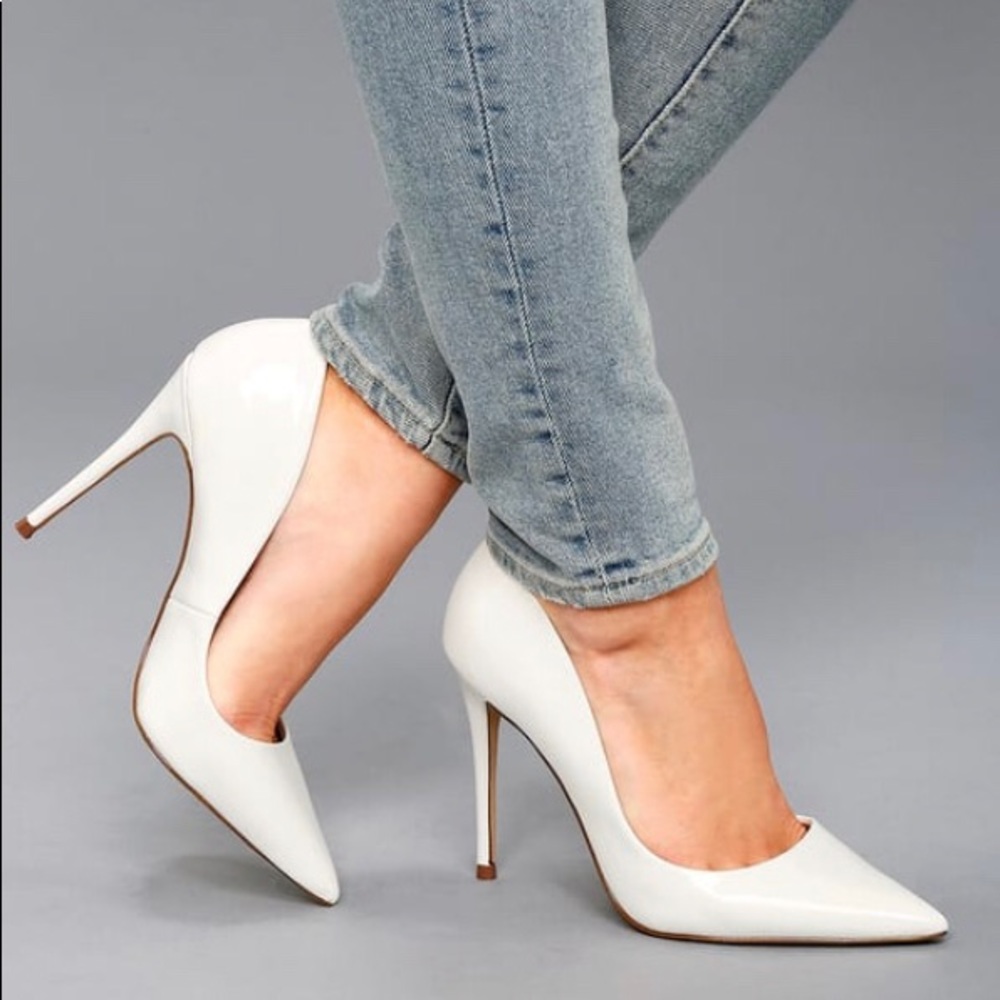 NWOT ⚡️Steve Madden: Daisie White Leather (8.5)